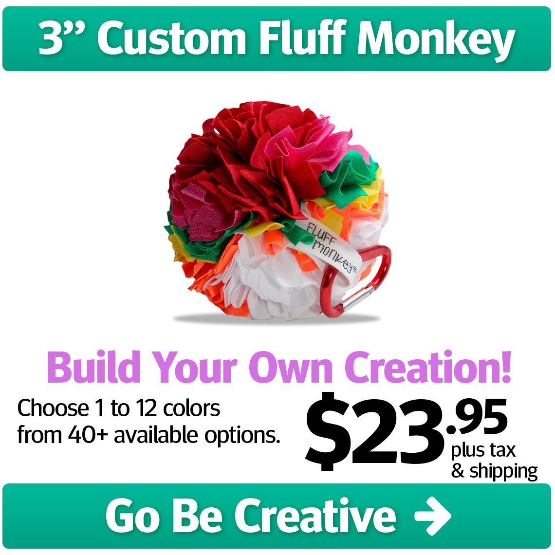 3-inch Custom Fluff Monkey
