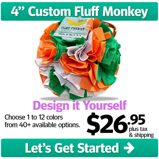 4-inch Custom Fluff Monkey